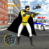 Ultimate Superhero Flying US Capitaine Vice Town icon