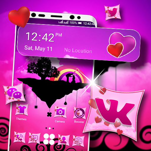 Couple On Sky Launcher Theme icon