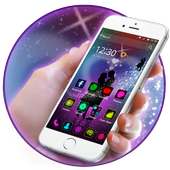 Romantic Neon Love Couple Theme on 9Apps