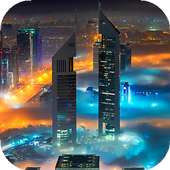Dubai Night Live Wallpaper icon