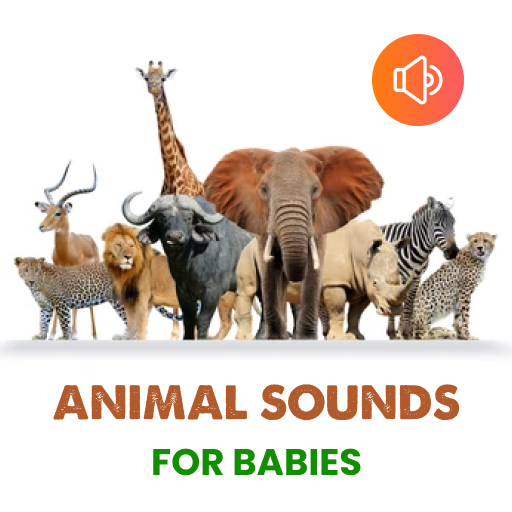 Free animal sounds for babies: name animal calls icon