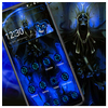 ikon Scary Blue Skull Theme