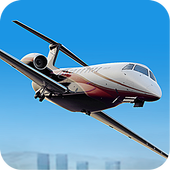Fly Pilot Airplane Free War Jet Flight Sim 3D Game icon
