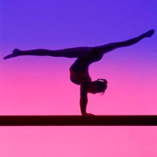 Gymnastics training icon