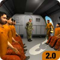 Army Criminals Transport Plane 2.0: Bus Simulator