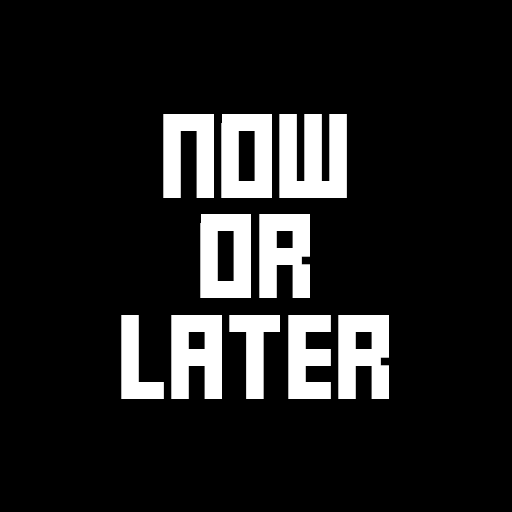 Now or Later - A Procrastinator's Decision Maker icon