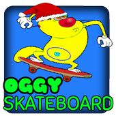 Oggy skate game icon