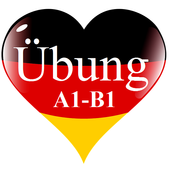 German exercise in test A1-B1, Grammar training icon