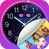 Timer Lock Photo Video Hide icon
