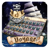 Cruise sailing keyboard icon