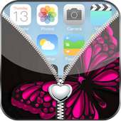 Cute Butterfly Zip Lockscreen on 9Apps