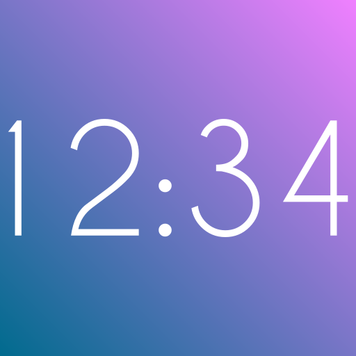 Fullscreen Clock icon