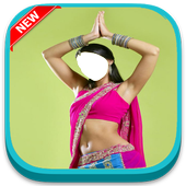 Women Saree frame icon