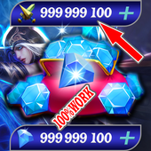 Instant mobile legends free diamond Daily  Rewards icon