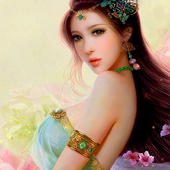 Asian Girls Puzzle Wallpaper icon