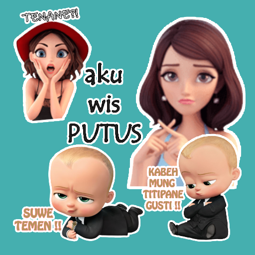 ikon Sticker WA  Jawa Baru WA StickerApps Guyon Waton