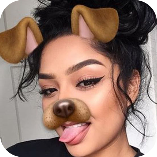 Face live camera photo filters emojis stickers icon