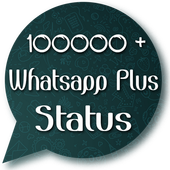100000  WhatsApp Plus Status icon