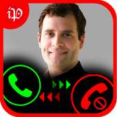 chiamata simulata Rahul Gandhi on 9Apps