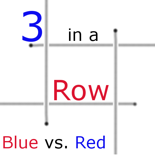 Blue vs Red - Three in a Row icon