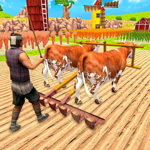 Village Bull Farming Simulator icon
