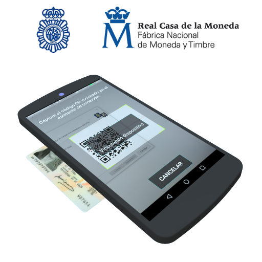 Lector de DNIe para PC, usando el movil أيقونة