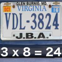 Car Plate Equations