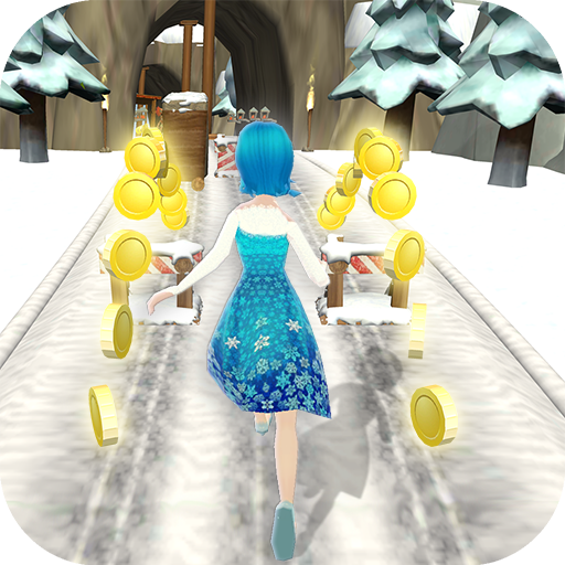 Ice Princess ❄️ 👸 Frozen Mountain Run icon