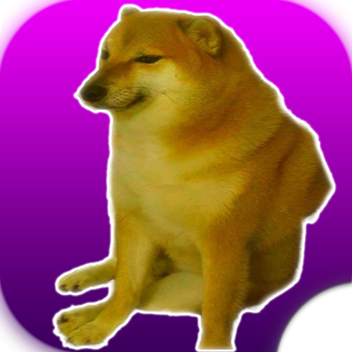 🐶 Cheems Doge Meme Stickers : Dog Wastickerapps icon