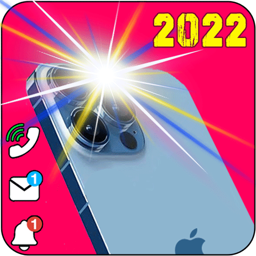 Flash on call SMS flash-alert icon