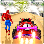 Vertical GT Mega Ramp Impossible Car Stunts Games icon
