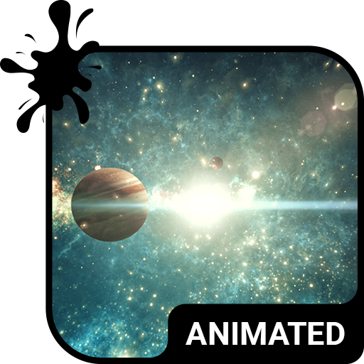 Space Voyage Animated Keyboard   Live Wallpaper icon