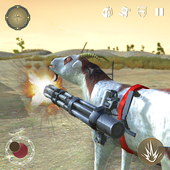 Goat War Battleground - Goat Shooter Simulator icon