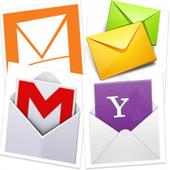 Email multiple accounts all in one icon