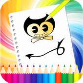 Coloring Bendy  Pages on 9Apps