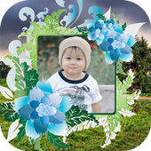 Features natural village photo frame application icon