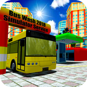 Bus Wash Simulator Service, 2019: Bus wash Games icon