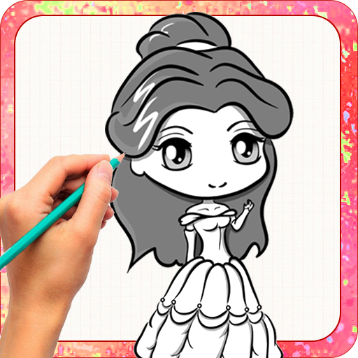 How to draw cute Girls أيقونة