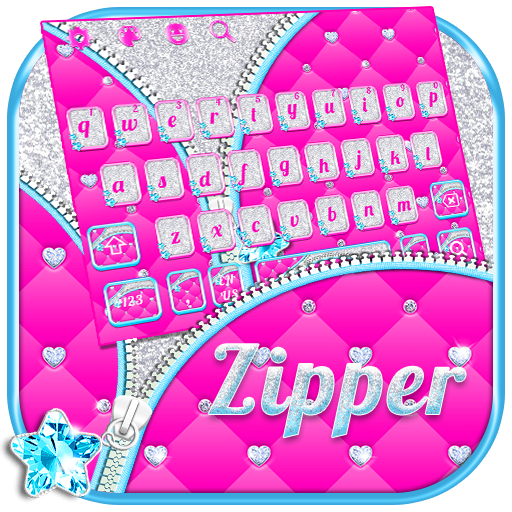 Zipper Glitter Keyboard icon