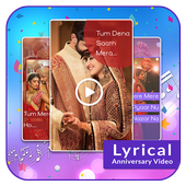 My Photo Anniversary Lyrical Video Status Maker icon