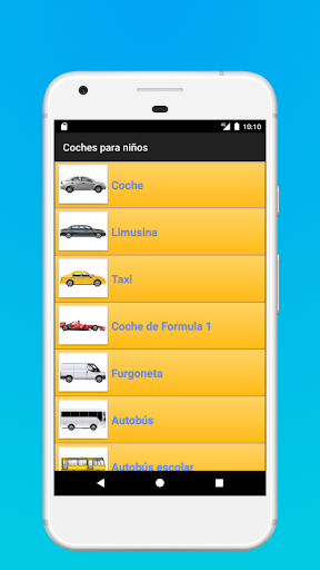 Coches para niños screenshot 1