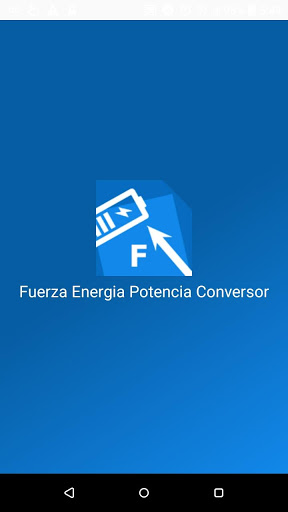 Fuerza, energía, potencia -  conversor de unidades screenshot 1