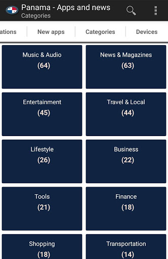 Panamanian apps and games selected. screenshot 3