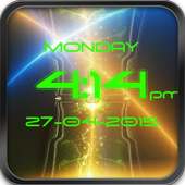 Digital Clock LWP on 9Apps