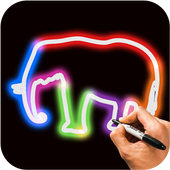Learn To Draw Glow Animal icon