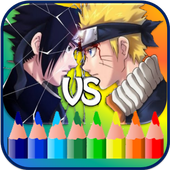 Naruto VS Sasuke Coloring Book icon
