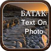 Batak Text on Photo on 9Apps