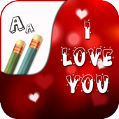 ADD TEXT ON PHOTO أيقونة