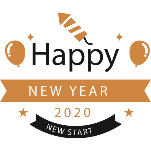 Happy NewYear Sticker 2020 for whatsapp(WASticker) icon