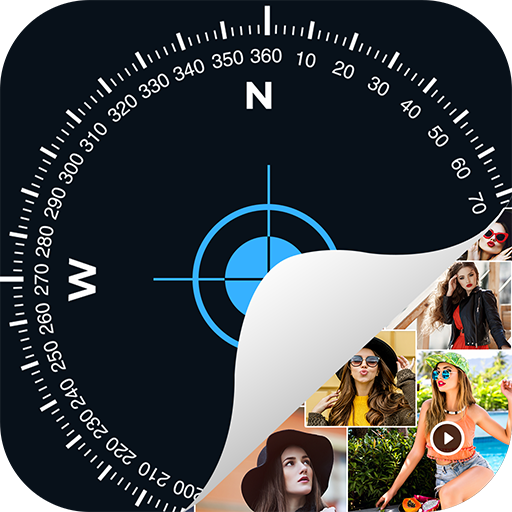 Secret Compass Vault Hide Photos,Videos &amp; Files icon